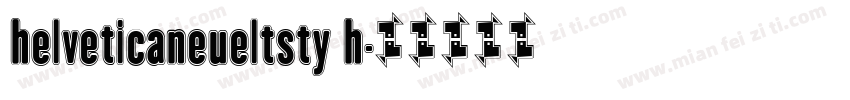 helveticaneueltsty h字体转换